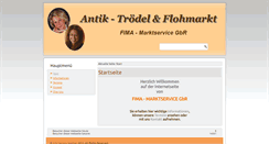Desktop Screenshot of fima-flohmaerkte.de