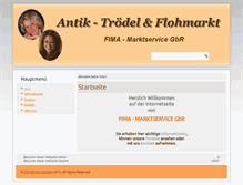 Tablet Screenshot of fima-flohmaerkte.de